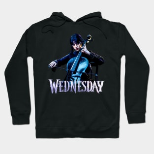 Wednesday - cello Hoodie